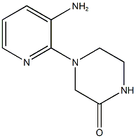 4-(3-AMINOPYRIDIN-2-YL)PIPERAZIN-2-ONE,,结构式