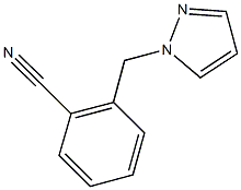 2-(1H-PYRAZOL-1-YLMETHYL)BENZONITRILE Structure