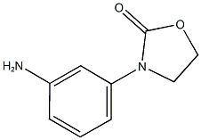 3-(3-AMINOPHENYL)-1,3-OXAZOLIDIN-2-ONE 结构式