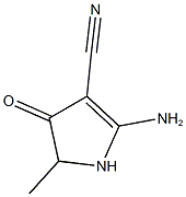 2-AMINO-5-METHYL-4-OXO-4,5-DIHYDRO-1H-PYRROLE-3-CARBONITRILE|