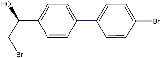 (1S)-2-BROMO-1-(4''-BROMO-1,1''-BIPHENYL-4-YL)ETHANOL,,结构式