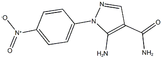 5-AMINO-1-(4-NITROPHENYL)-1H-PYRAZOLE-4-CARBOXAMIDE Structure
