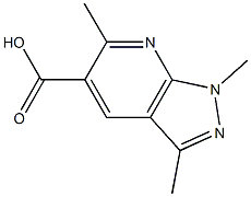 1,3,6-TRIMETHYL-1H-PYRAZOLO[3,4-B]PYRIDINE-5-CARBOXYLIC ACID Structure