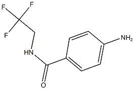 4-AMINO-N-(2,2,2-TRIFLUOROETHYL)BENZAMIDE 结构式