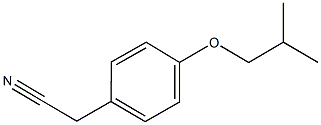 (4-ISOBUTOXYPHENYL)ACETONITRILE 化学構造式