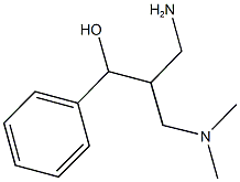 3-amino-2-[(dimethylamino)methyl]-1-phenylpropan-1-ol 结构式