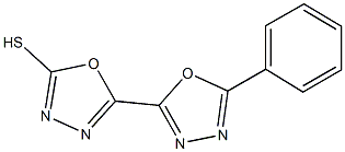 5'-phenyl-2,2'-bi-1,3,4-oxadiazole-5-thiol 结构式