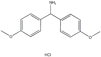 1,1-bis(4-methoxyphenyl)methanamine hydrochloride Structure