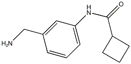 N-[3-(aminomethyl)phenyl]cyclobutanecarboxamide