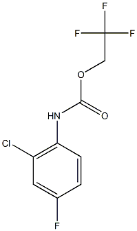 2,2,2-trifluoroethyl 2-chloro-4-fluorophenylcarbamate|