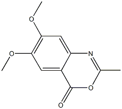 6,7-dimethoxy-2-methyl-4H-3,1-benzoxazin-4-one