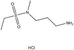 N-(3-aminopropyl)-N-methylethanesulfonamide hydrochloride Structure