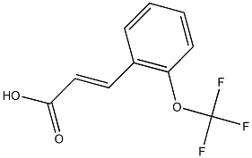 3-[2-(trifluoromethoxy)phenyl]acrylic acid Structure