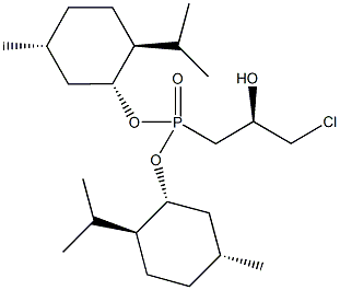 bis[(1R,2S,5R)-2-isopropyl-5-methylcyclohexyl] [(2R)-3-chloro-2-hydroxypropyl]phosphonate|