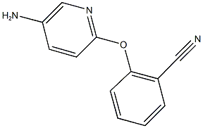 2-[(5-aminopyridin-2-yl)oxy]benzonitrile Structure