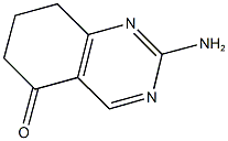 2-amino-7,8-dihydroquinazolin-5(6H)-one Struktur