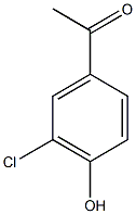 1-(3-chloro-4-hydroxyphenyl)ethan-1-one Structure