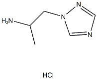 1-(1H-1,2,4-triazol-1-yl)propan-2-amine hydrochloride 化学構造式