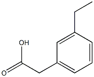 2-(3-ethylphenyl)acetic acid Structure