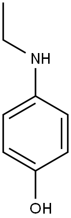 4-(ethylamino)phenol Structure