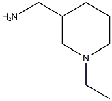 (1-ethylpiperidin-3-yl)methanamine,,结构式
