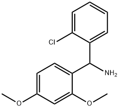 (2-chlorophenyl)(2,4-dimethoxyphenyl)methanamine 结构式