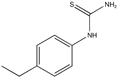 (4-ethylphenyl)thiourea 化学構造式