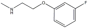 [2-(3-fluorophenoxy)ethyl](methyl)amine 化学構造式