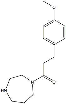 1-(1,4-diazepan-1-yl)-3-(4-methoxyphenyl)propan-1-one Structure