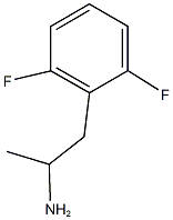 1-(2,6-difluorophenyl)propan-2-amine 结构式