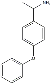 1-(4-phenoxyphenyl)ethan-1-amine 化学構造式