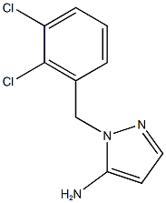 1-[(2,3-dichlorophenyl)methyl]-1H-pyrazol-5-amine,,结构式