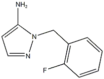 1-[(2-fluorophenyl)methyl]-1H-pyrazol-5-amine Structure