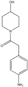 1-[(4-aminophenyl)acetyl]piperidin-4-ol|