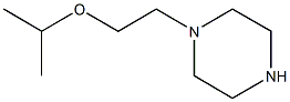 1-[2-(propan-2-yloxy)ethyl]piperazine,,结构式