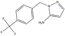 1-{[4-(trifluoromethyl)phenyl]methyl}-1H-pyrazol-5-amine