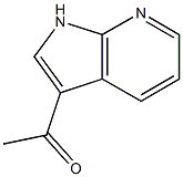 1-{1H-pyrrolo[2,3-b]pyridin-3-yl}ethan-1-one Struktur