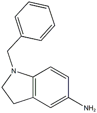 1-benzyl-2,3-dihydro-1H-indol-5-amine Struktur