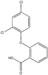 2-(2,4-dichlorophenoxy)benzoic acid Structure