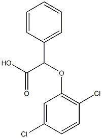 2-(2,5-dichlorophenoxy)-2-phenylacetic acid Structure