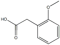 2-(2-methoxyphenyl)acetic acid Structure