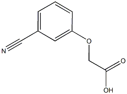 2-(3-cyanophenoxy)acetic acid,,结构式