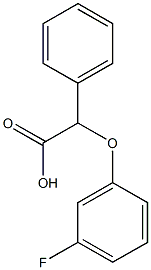 2-(3-fluorophenoxy)-2-phenylacetic acid Structure