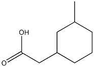2-(3-methylcyclohexyl)acetic acid Structure
