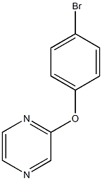 2-(4-bromophenoxy)pyrazine Structure