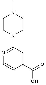 2-(4-methylpiperazin-1-yl)pyridine-4-carboxylic acid Structure