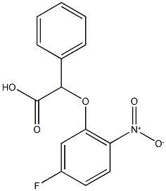 2-(5-fluoro-2-nitrophenoxy)-2-phenylacetic acid|