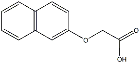 2-(naphthalen-2-yloxy)acetic acid Structure