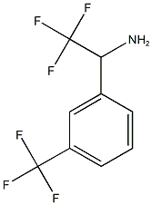 2,2,2-trifluoro-1-[3-(trifluoromethyl)phenyl]ethan-1-amine,,结构式