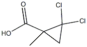 2,2-dichloro-1-methylcyclopropane-1-carboxylic acid|